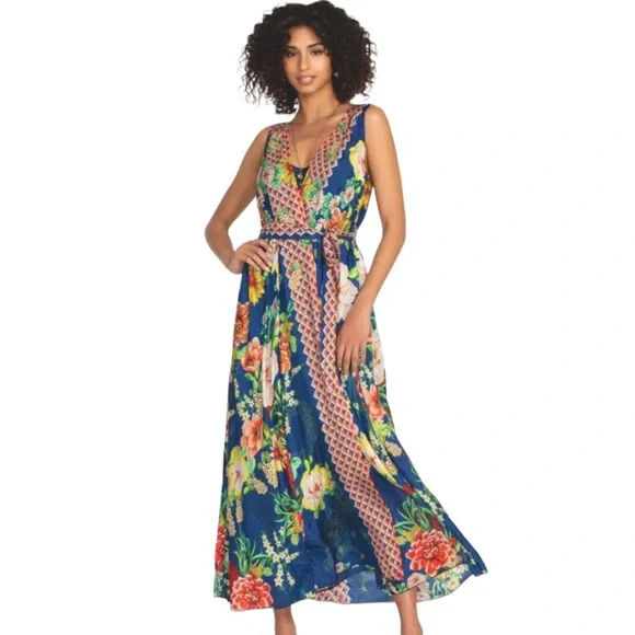 NWOT Johnny Was Dragona Adelia Dress Multi - Picture 9 of 12